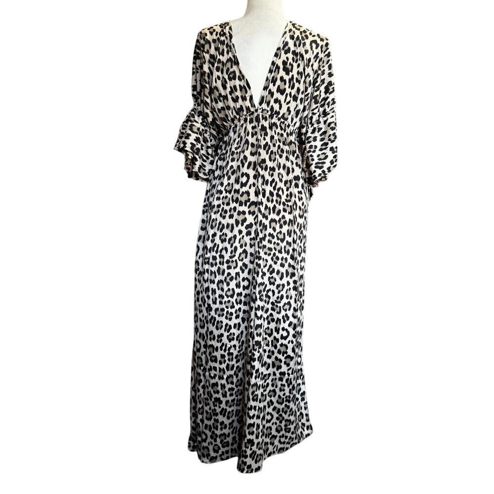 Karma Highway Leopard Print Maxi Dress – New With Tags – One Size - Picture 3 of 6